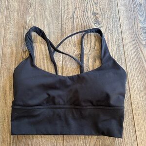 all in motion Black Strappy Low-Impact Sports Bralette